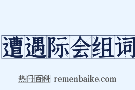 遭遇际会组词是什么意思的图片